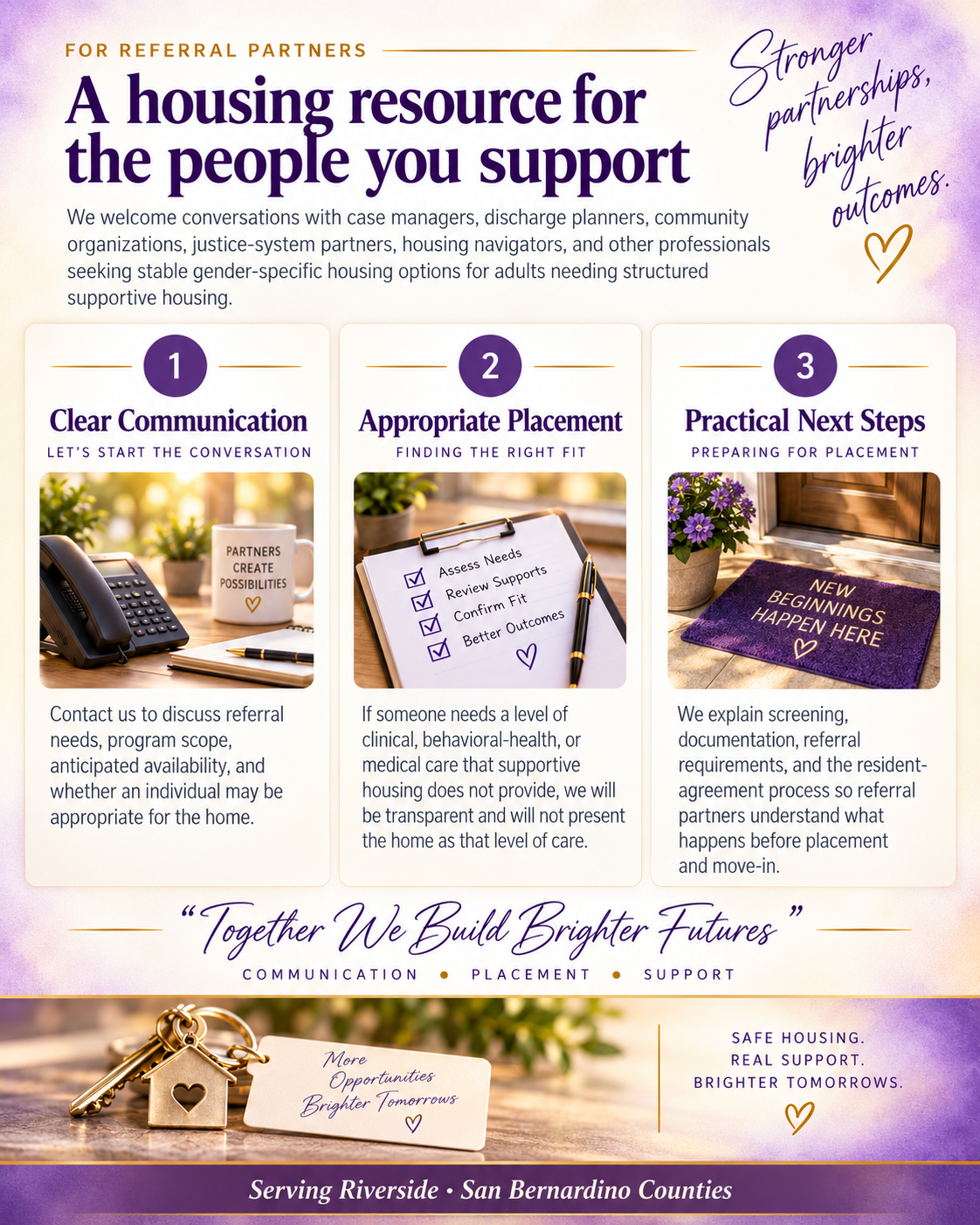 Referral partners information